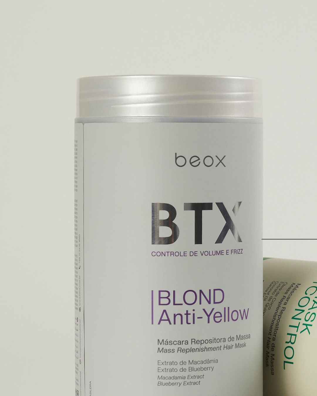 BTX Blond Anti-Yellow by Beox professional Hair Straightening Treatment for Hair Treatment, highlighted packaging