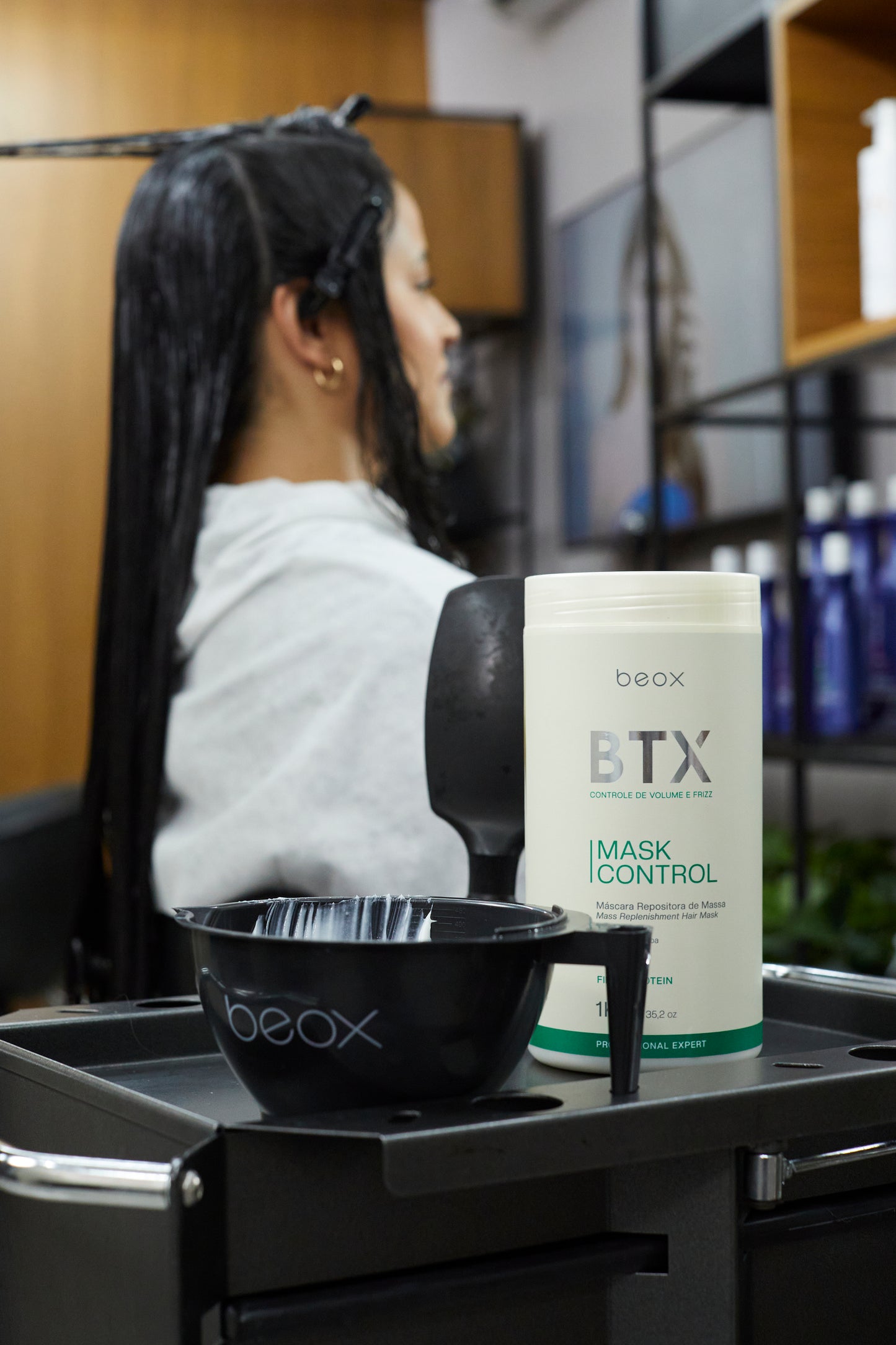 BTX Mask Control by Beox professional Hair Straightening Treatment for Hair Treatment, highlighted packaging