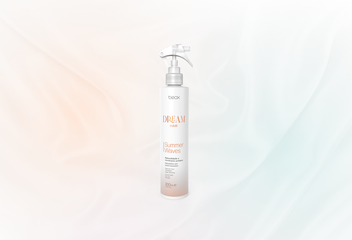 Dream Hair Summer Waves by Beox professional Leave-in, Finisher for Heat Protection, highlighted packaging