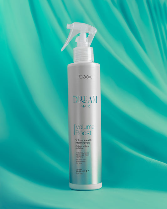 Dream Hair Volume Boost by Beox professional Leave-in, Finisher for Heat Protection, highlighted packaging