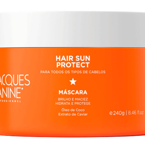 Hair Sun Protect Treatment Mask by Jacques Janine professional Hair Mask for Nutrition, Hydration, highlighted packaging