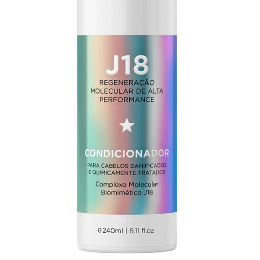 J18 Molecular Regeneration Conditioner by Jacques Janine professional Conditioner for Recovery, Reconstruction, highlighted packaging