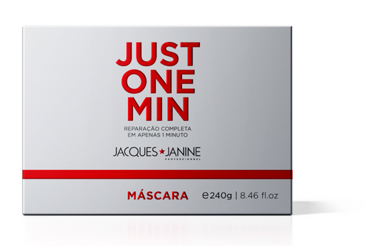 Just One Minute Mask by Jacques Janine professional Hair Mask for Recovery, Reconstruction, highlighted packaging