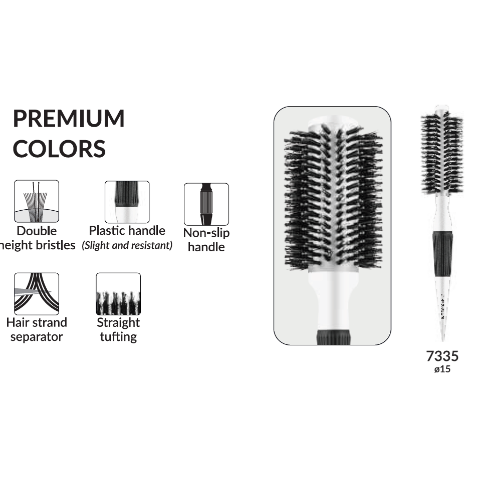 Metallic Premium Colors 7335 (15 mm) by Marco Boni professional Brush for Brush, highlighted packaging