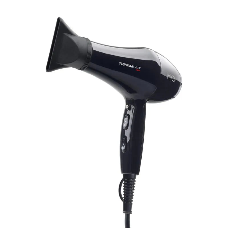 Professional Turbo Black Ion Hair Dryer 2500W by MQ professional Hair Dryer for Hair Drying, highlighted packaging
