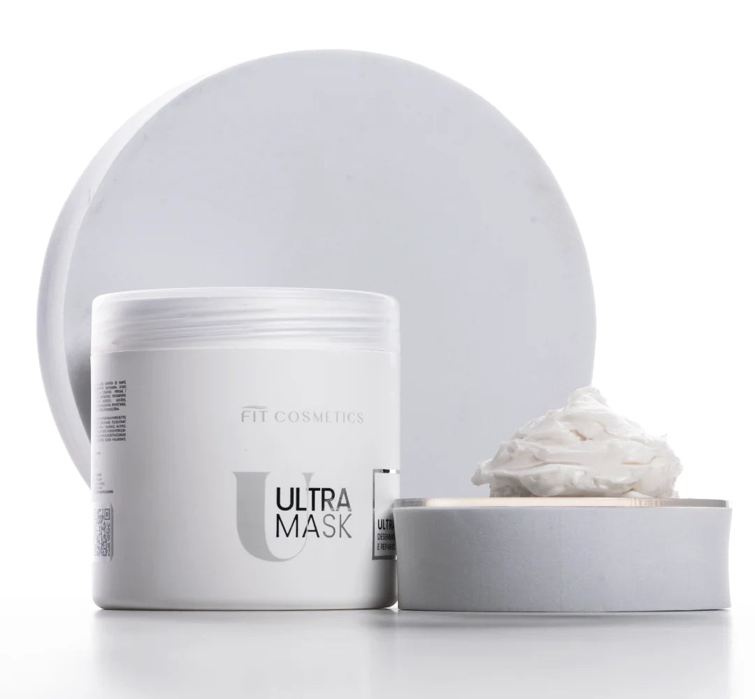 Ultra Mask by Fit Cosmetics professional Hair Mask for Nutrition, Hydration, highlighted packaging