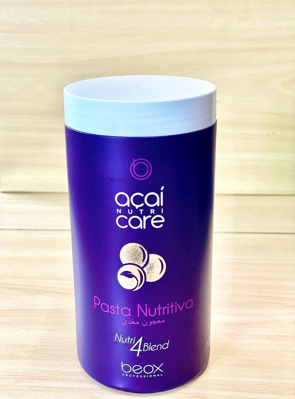 Açaí Nutritive Mask by Beox professional Hair Mask for Nutrition, highlighted packaging