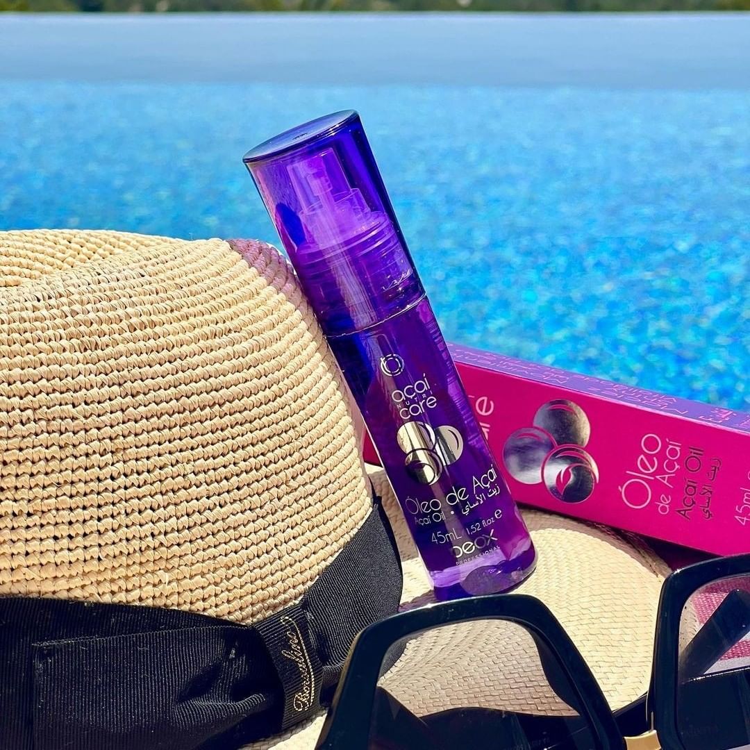 Açaí Oil by Beox professional Hair Oil, Finisher for Hair Treatment, highlighted packaging