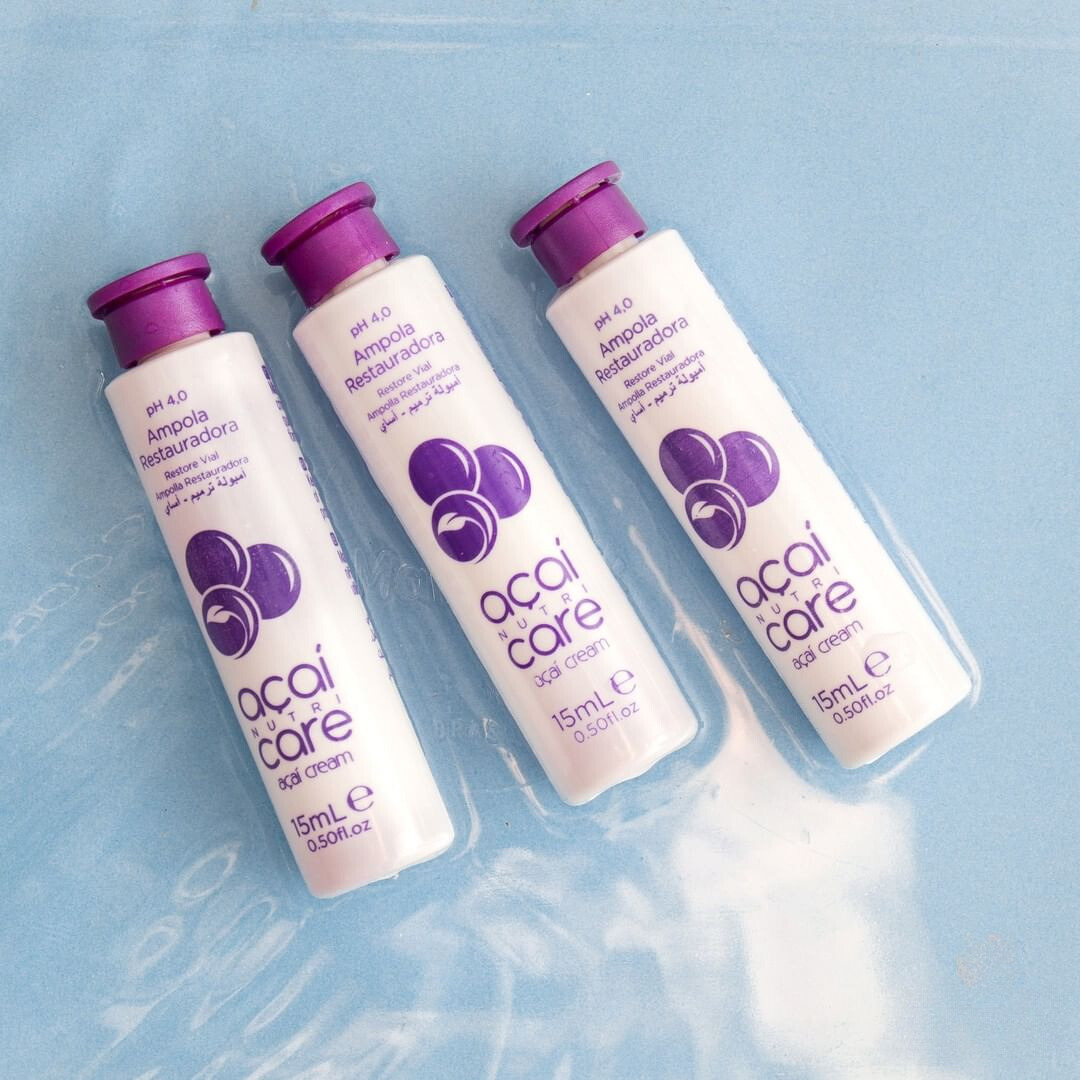 Açaí Reconstrutive Ampoule by Beox professional Hair Mask for Nutrition, highlighted packaging
