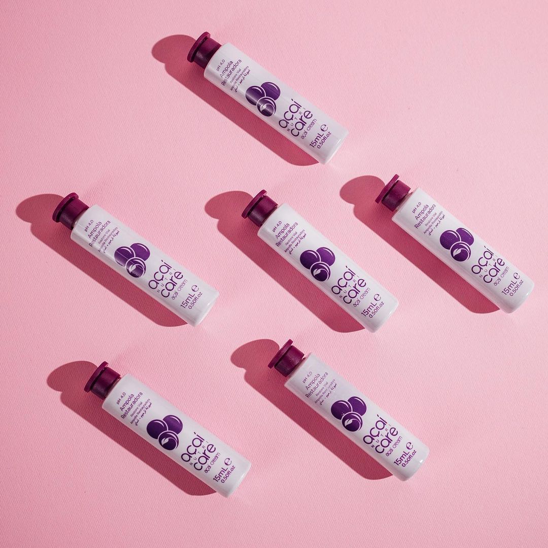 Açaí Reconstrutive Ampoule by Beox professional Hair Mask for Nutrition, highlighted packaging