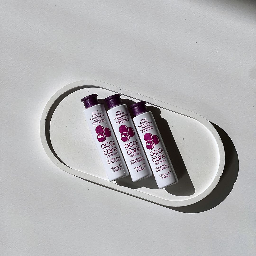 Açaí Reconstrutive Ampoule by Beox professional Hair Mask for Nutrition, highlighted packaging
