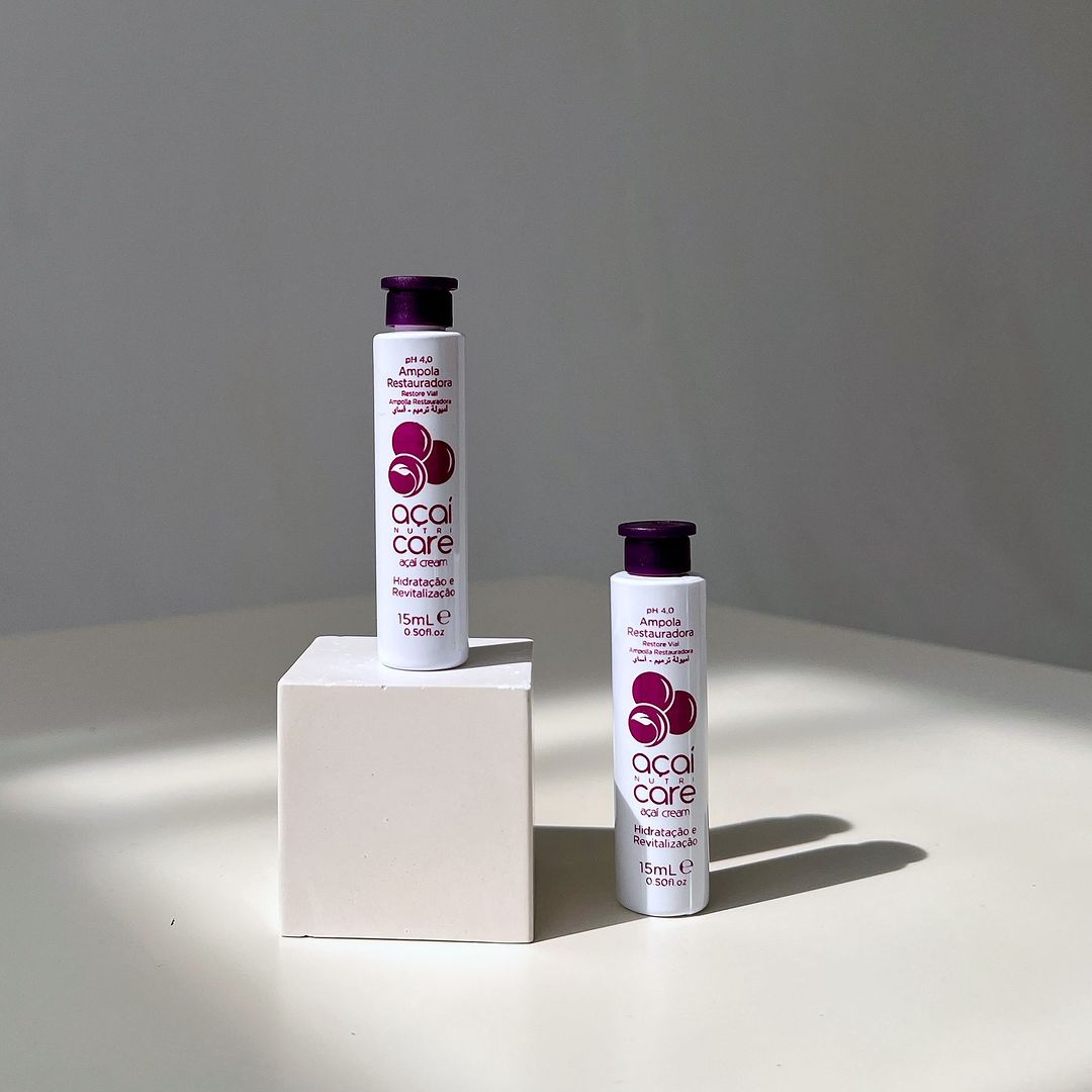 Açaí Reconstrutive Ampoule by Beox professional Hair Mask for Nutrition, highlighted packaging
