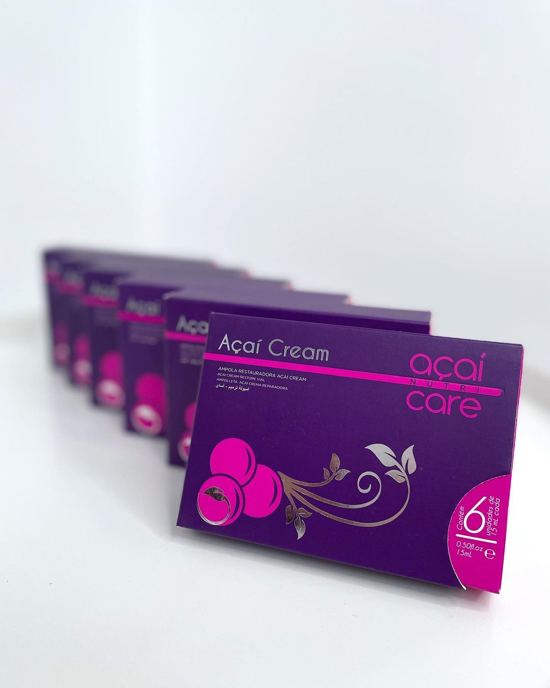 Açaí Reconstrutive Ampoule by Beox professional Hair Mask for Nutrition, highlighted packaging