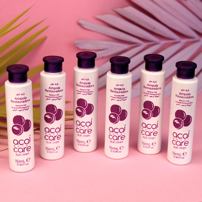 Açaí Reconstrutive Ampoule by Beox professional Hair Mask for Nutrition, highlighted packaging