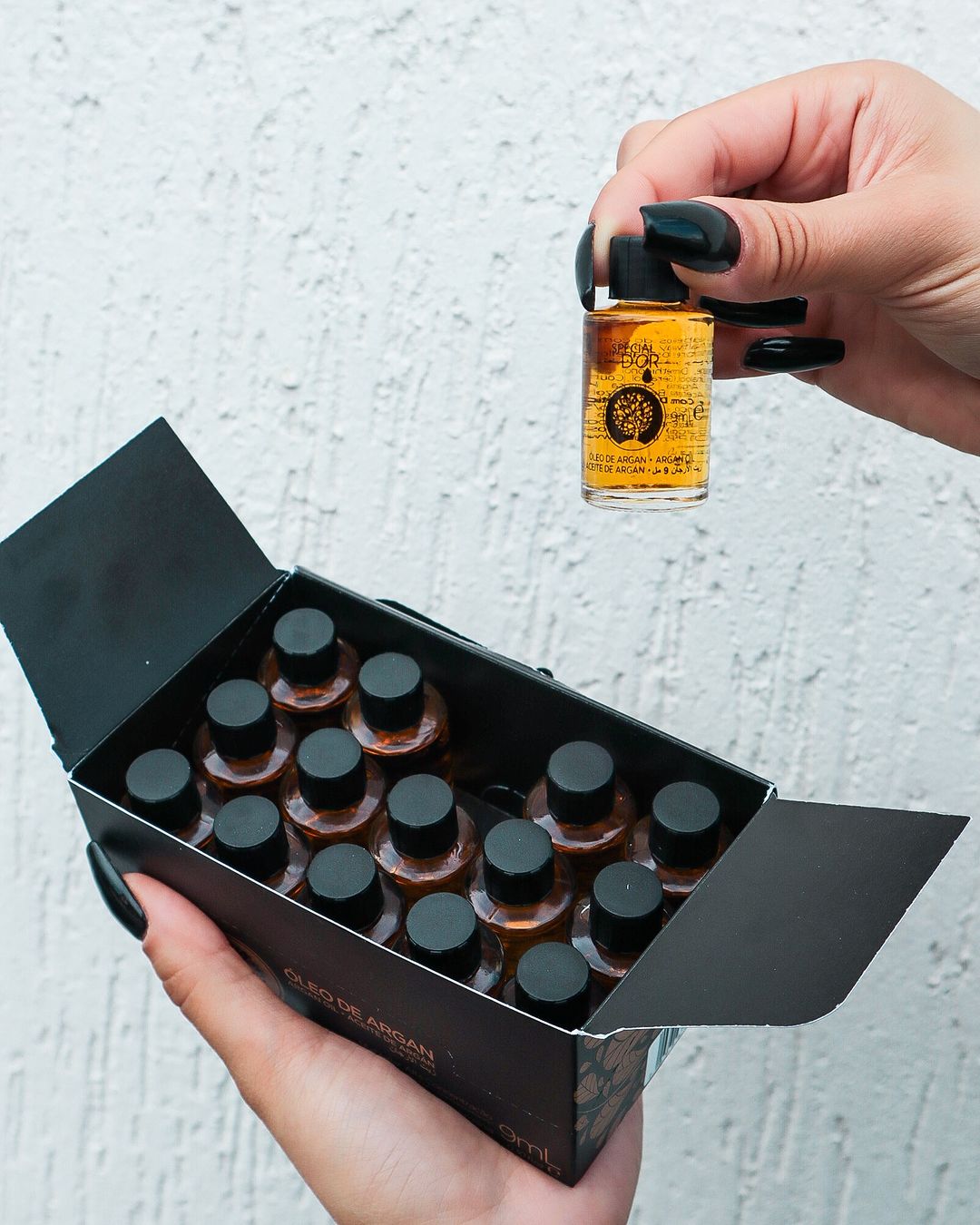 Special D’Or Argan Box by Beox professional Hair Oil, Finisher for Hair Treatment, Kit, highlighted packaging