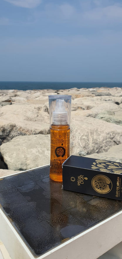 Special D’Or Argan Oil by Beox professional Hair Oil, Finisher for Hair Treatment, highlighted packaging