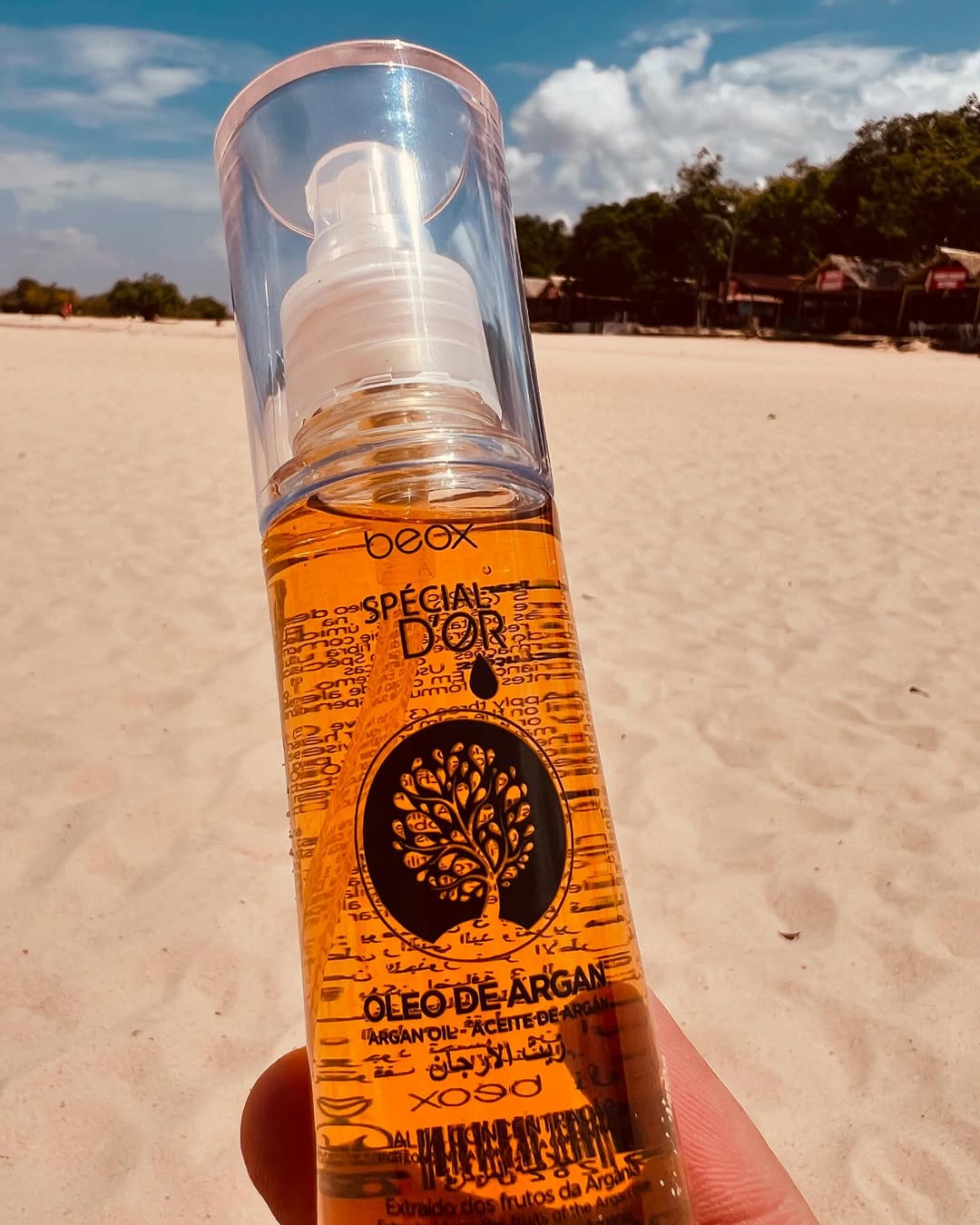 Special D’Or Argan Oil by Beox professional Hair Oil, Finisher for Hair Treatment, highlighted packaging