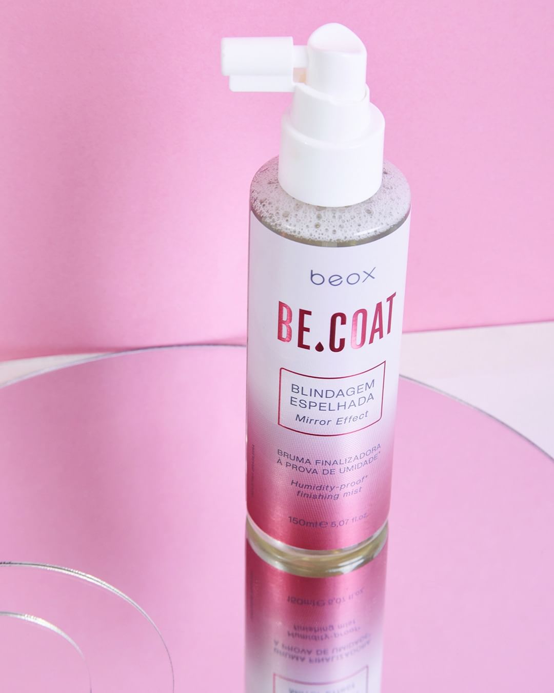 Be.Coat by Beox professional Leave-in, Finisher for Heat Protection, highlighted packaging