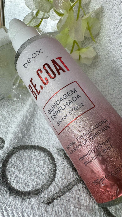 Be.Coat by Beox professional Leave-in, Finisher for Heat Protection, highlighted packaging