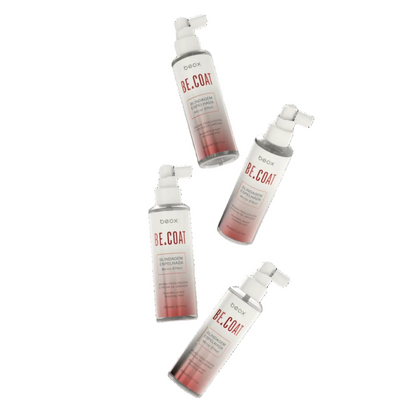 Be.Coat by Beox professional Leave-in, Finisher for Heat Protection, highlighted packaging