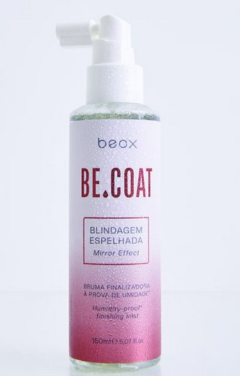 Be.Coat by Beox professional Leave-in, Finisher for Heat Protection, highlighted packaging