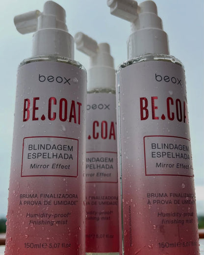 Be.Coat by Beox professional Leave-in, Finisher for Heat Protection, highlighted packaging