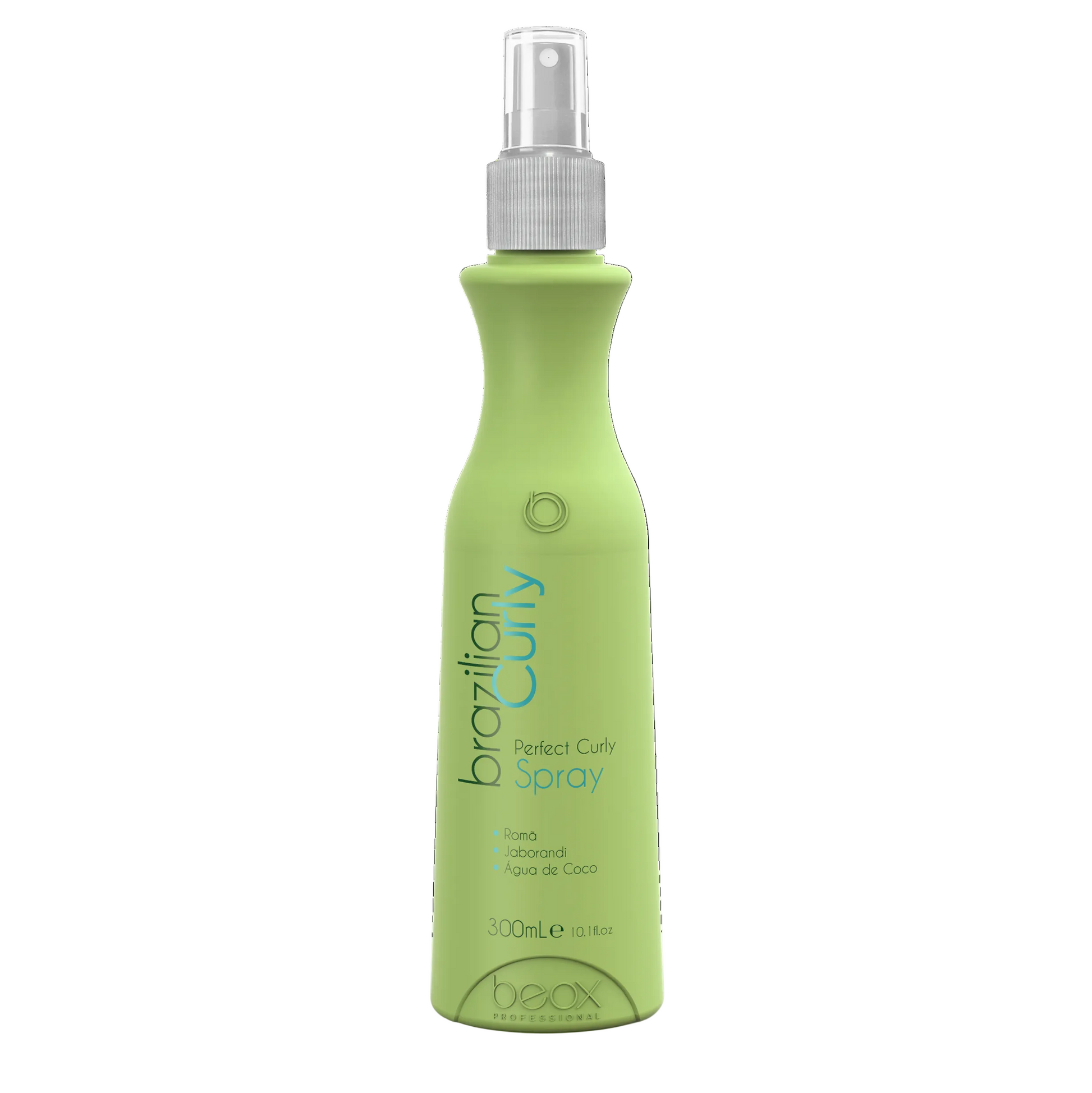 Brazilian Curly Spray by Beox professional Finisher for Hydration, highlighted packaging