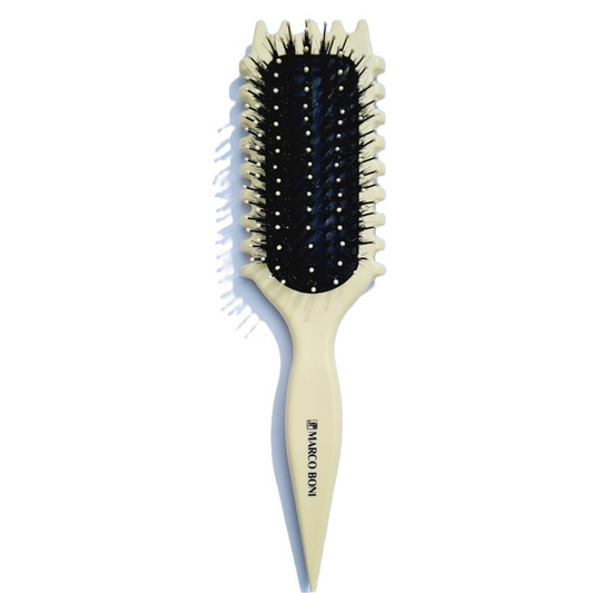 Curly Brush 7238 (Mixed Bristles) by Marco Boni professional Brush for Brush, highlighted packaging