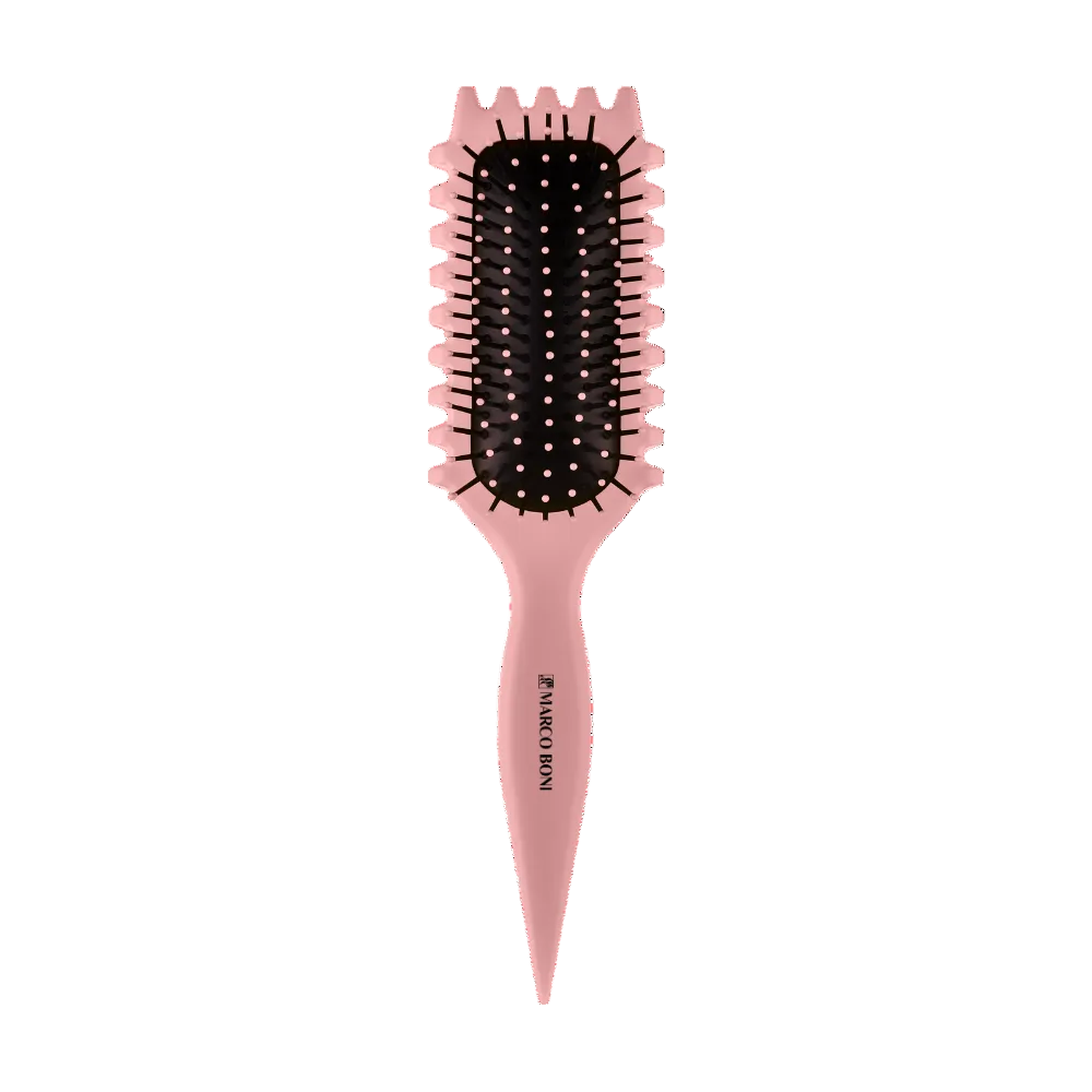 Curly Brush 7239 (Single Bristles) by Marco Boni professional Brush for Brush, highlighted packaging
