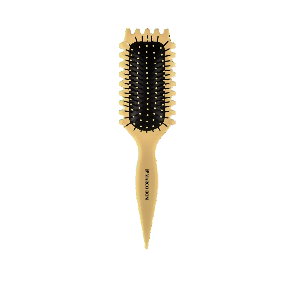 Curly Brush 7239 (Single Bristles) by Marco Boni professional Brush for Brush, highlighted packaging