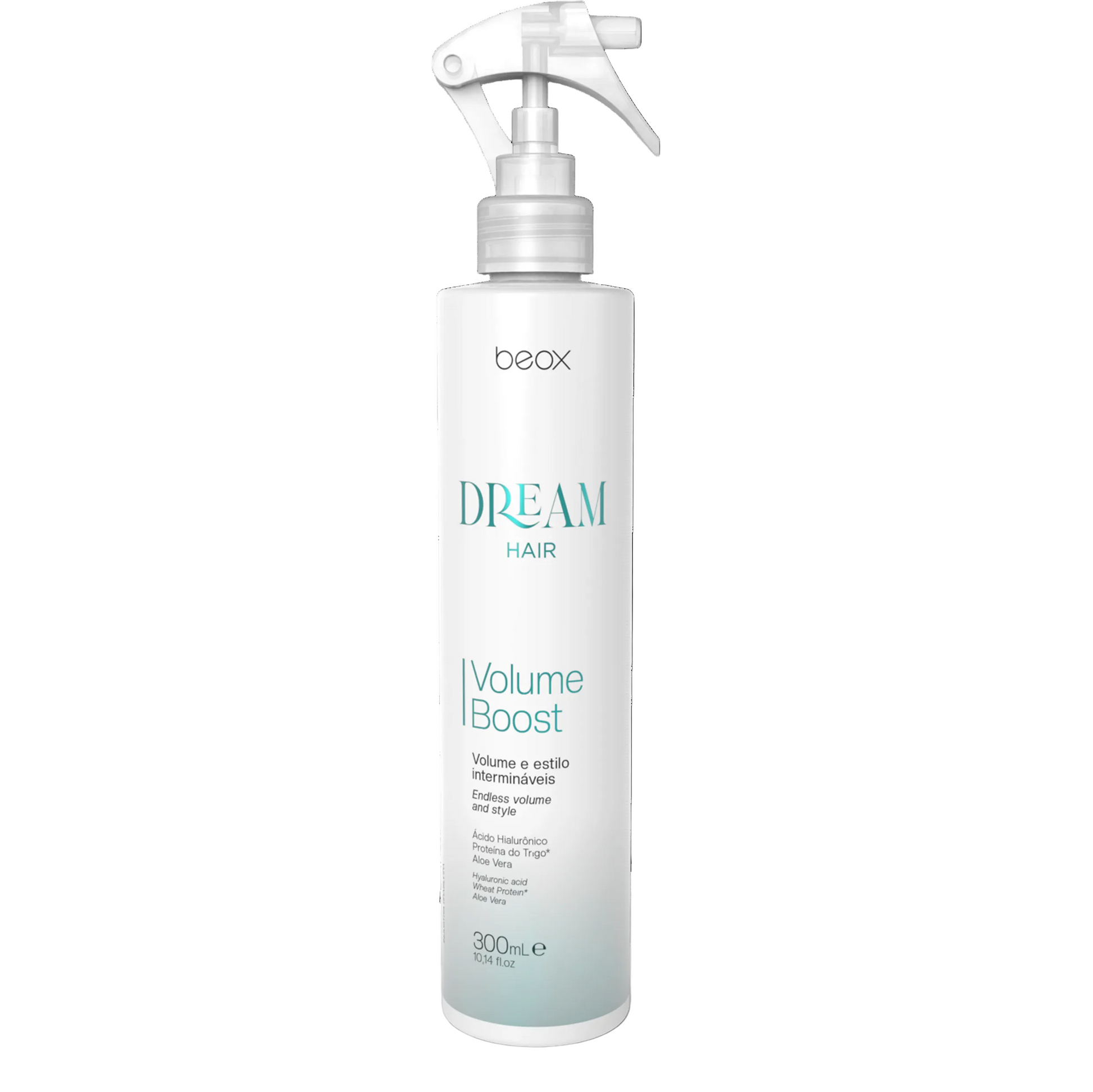 Dream Hair Volume Boost by Beox professional Leave-in, Finisher for Heat Protection, highlighted packaging