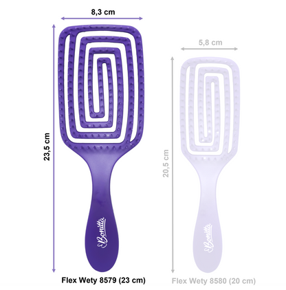 Flex Wety 8579 (23 cm) by Marco Boni professional Brush for Brush, highlighted packaging