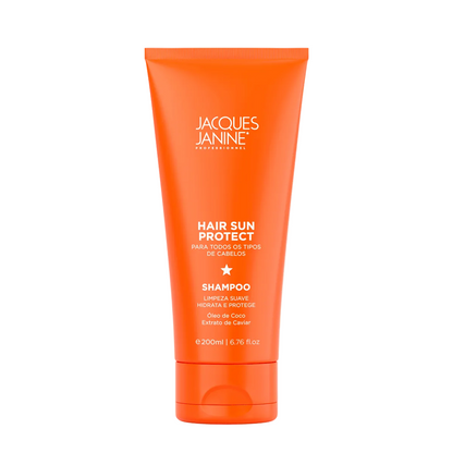 Hair Sun Protect Shampoo by Jacques Janine professional Shampoo for Nutrition, Hydration, highlighted packaging