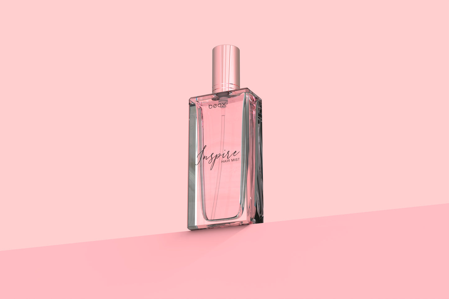 Inspire Hair Mist by Beox professional Hair Perfume, Finisher for Final Treatment, highlighted packaging