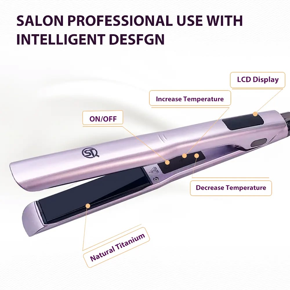 Iron Oxy Technology by STQ professional Hair Straightener for Hair Straightening, highlighted packaging