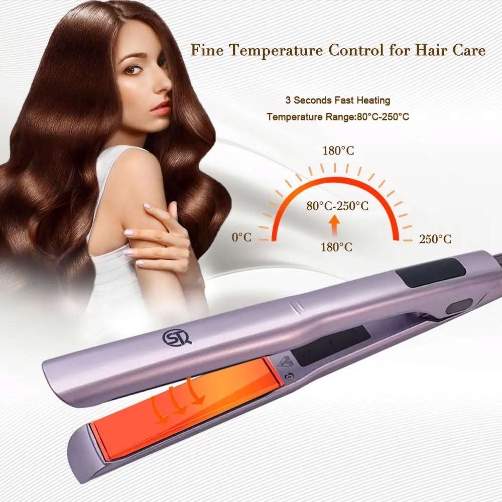 Iron Oxy Technology by STQ professional Hair Straightener for Hair Straightening, highlighted packaging