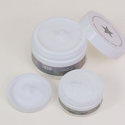 J18 Molecular Regeneration Treatment Mask by Jacques Janine professional Hair Mask for Recovery, Reconstruction, highlighted packaging