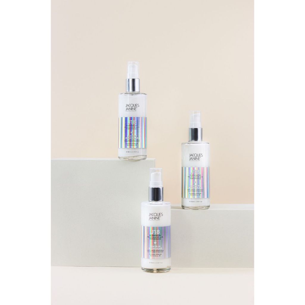 J18 Molecular Thermoactive Leave-in by Jacques Janine professional Leave-in, Finisher for Hair Treatment, highlighted packaging