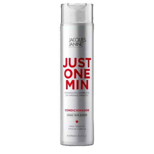 Just One Minute Conditioner by Jacques Janine professional Conditioner for Recovery, Reconstruction, highlighted packaging