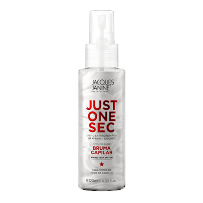 Just One Second Hair Mist by Jacques Janine professional Leave-in, Finisher for Final Treatment, highlighted packaging