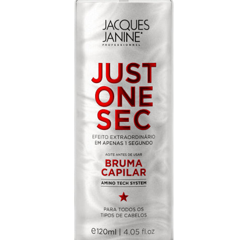 Just One Second Hair Mist by Jacques Janine professional Leave-in, Finisher for Final Treatment, highlighted packaging