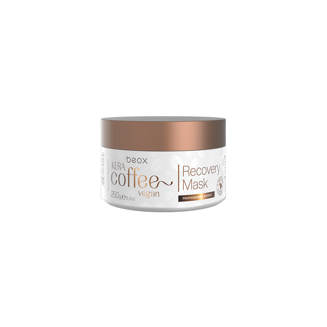 KeraCoffee Daily Care Mask by Beox professional Hair Mask for Nutrition, Hydration, highlighted packaging