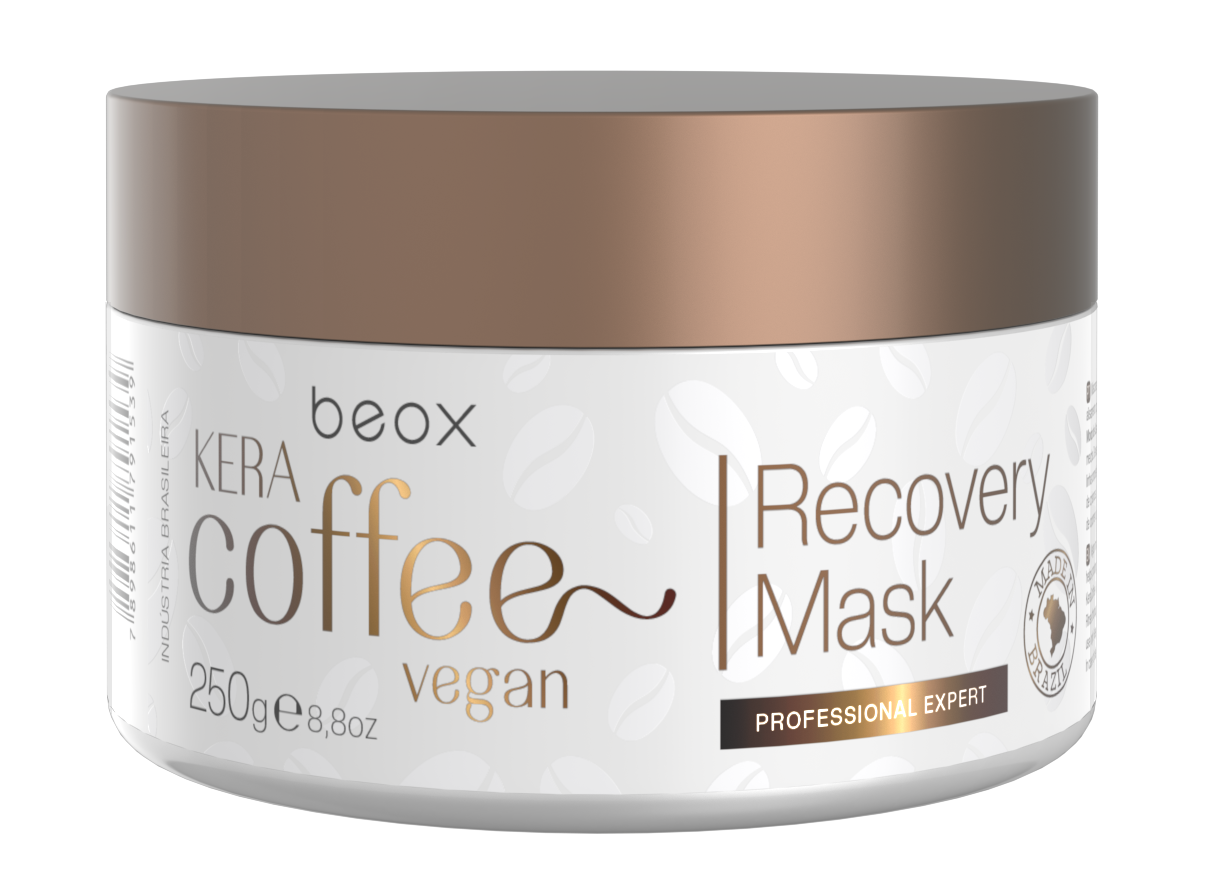 KeraCoffee Daily Care Mask by Beox professional Hair Mask for Nutrition, Hydration, highlighted packaging