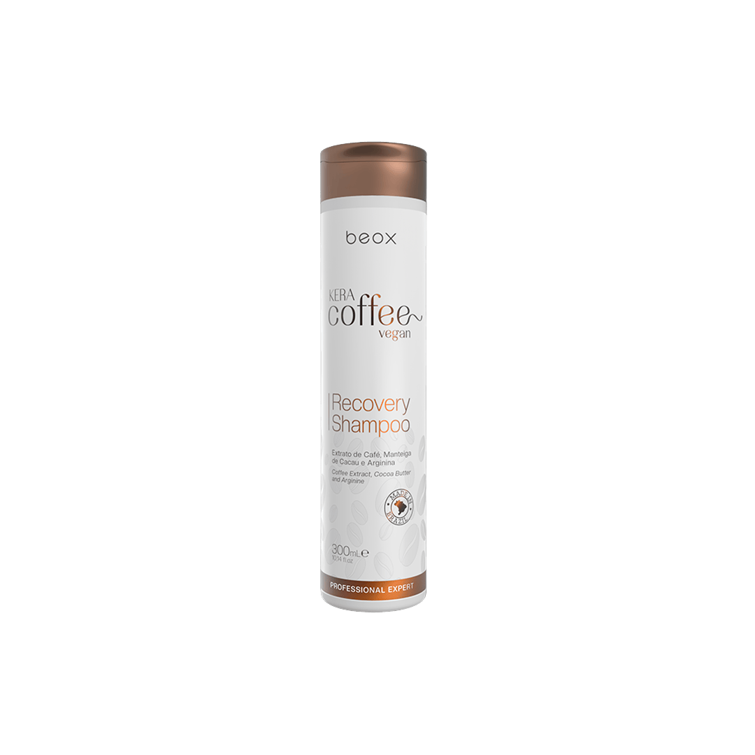 KeraCoffee Daily Care Shampoo by Beox professional Shampoo for Nutrition, Hydration, highlighted packaging