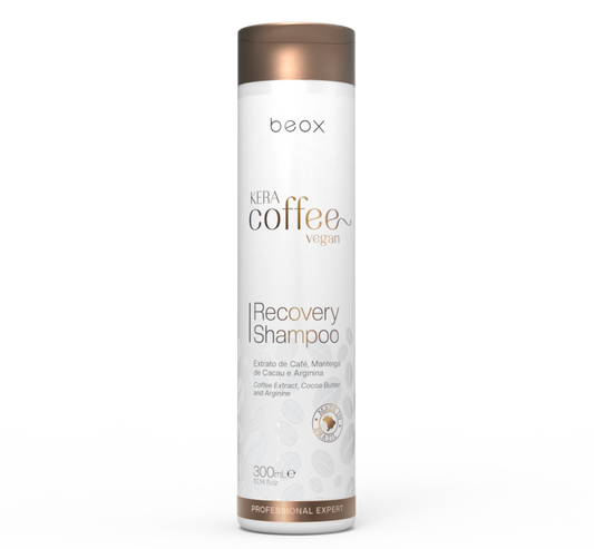 KeraCoffee Daily Care Shampoo by Beox professional Shampoo for Nutrition, Hydration, highlighted packaging