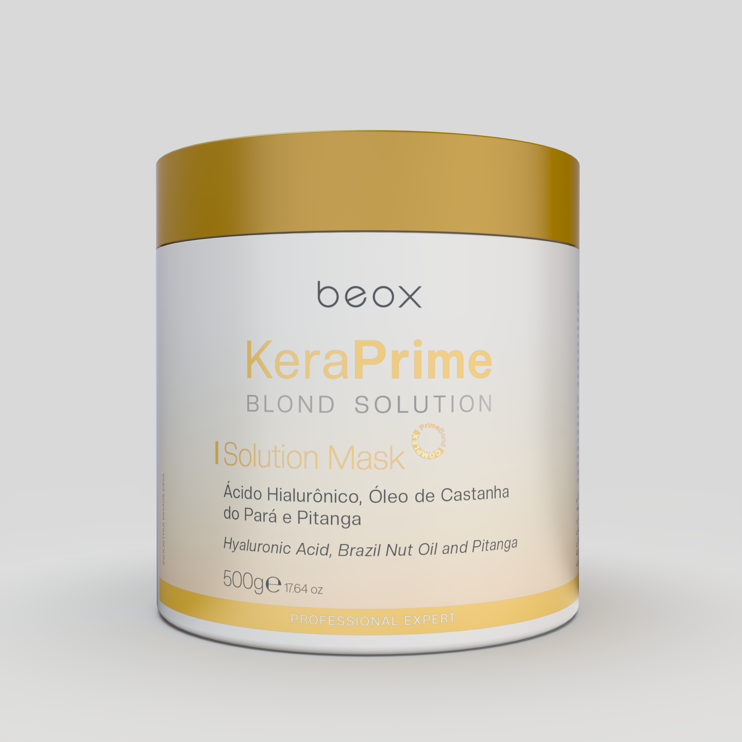 KeraPrime Blond Solution Mask by Beox professional Hair Mask for Hydration, highlighted packaging