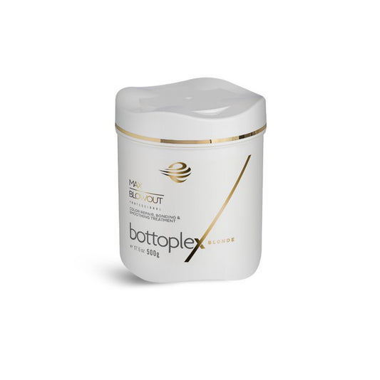 Max Blowout Bottoplex Blonde by Eckoz professional Hair Straightening Treatment for Hair Straightening, highlighted packaging