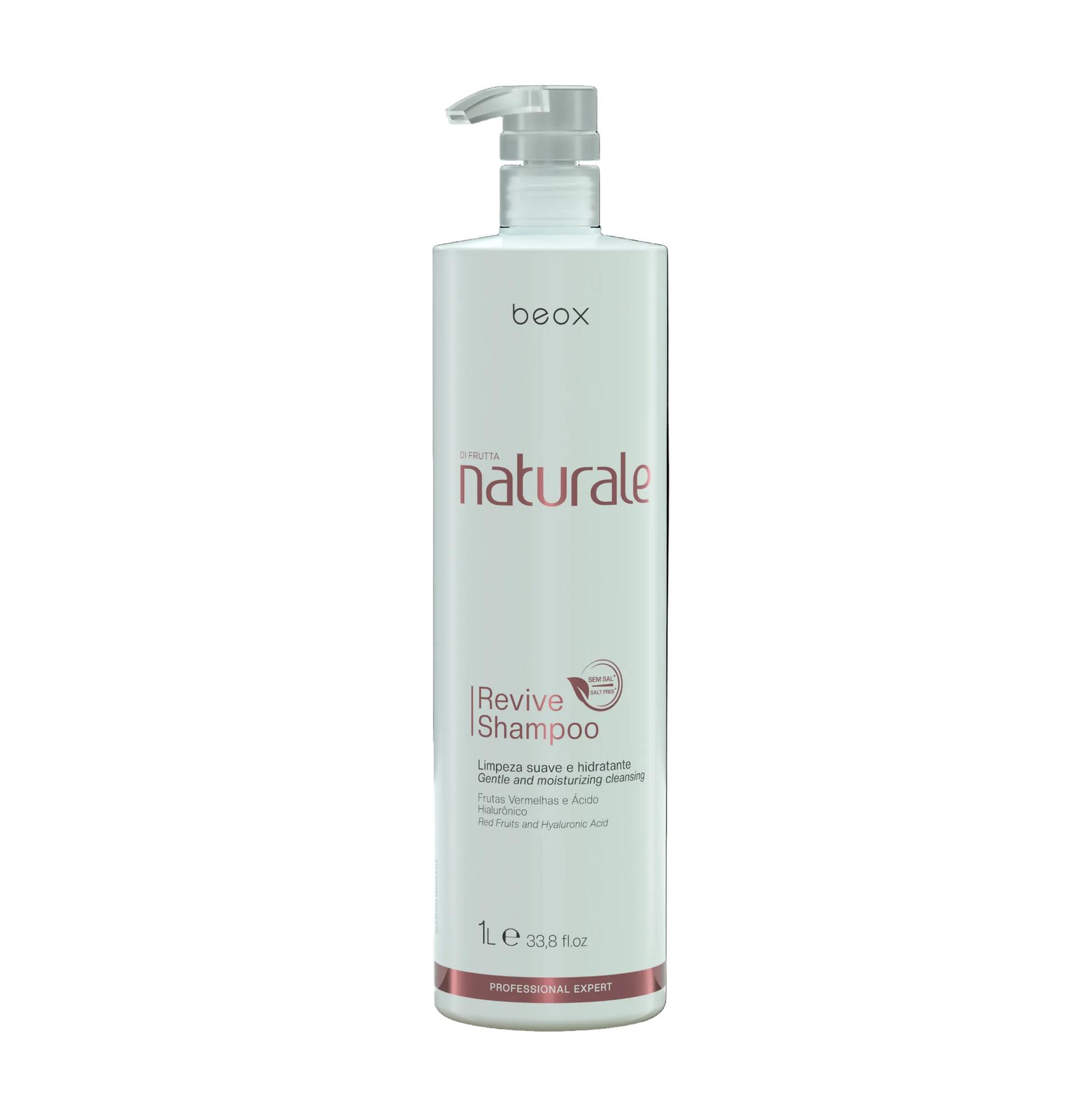 Naturale Revitalizing Shampoo by Beox professional Shampoo for Hydration, highlighted packaging