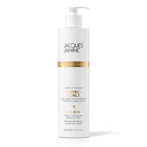 Perfect Curls Leave in by Jacques Janine professional Leave-in, Finisher for Heat Protection, highlighted packaging