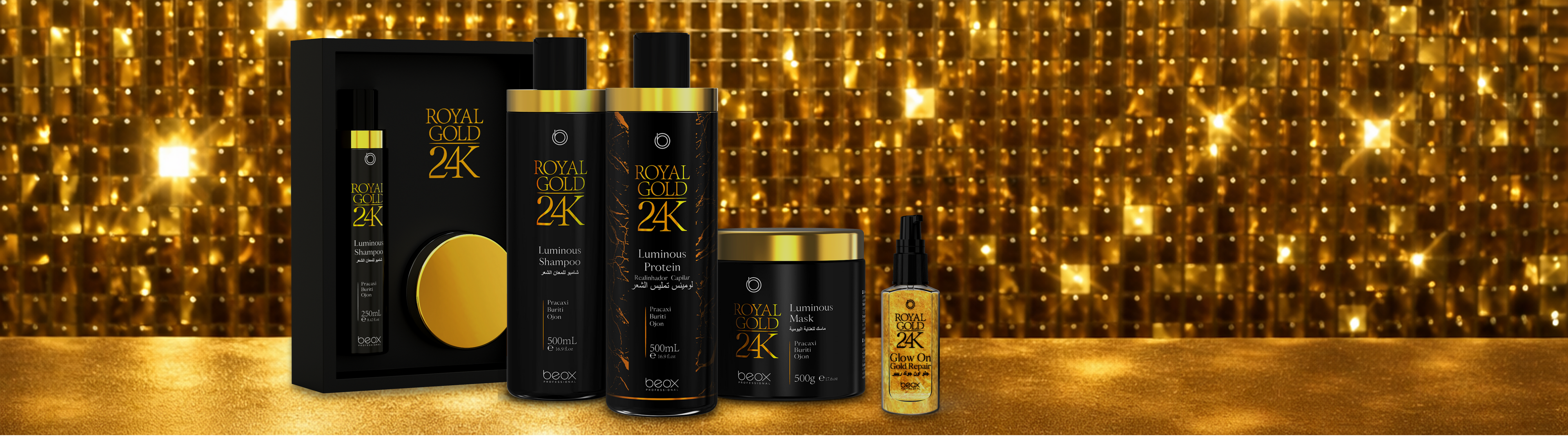 Royal Gold 24K by Beox — Effective and Noble professional hair care line